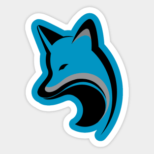 black wolf Sticker